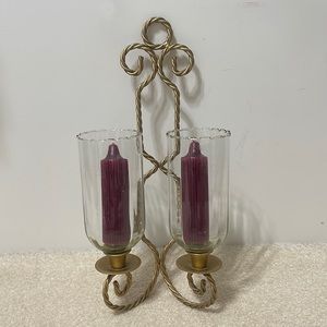 Wall mount candle